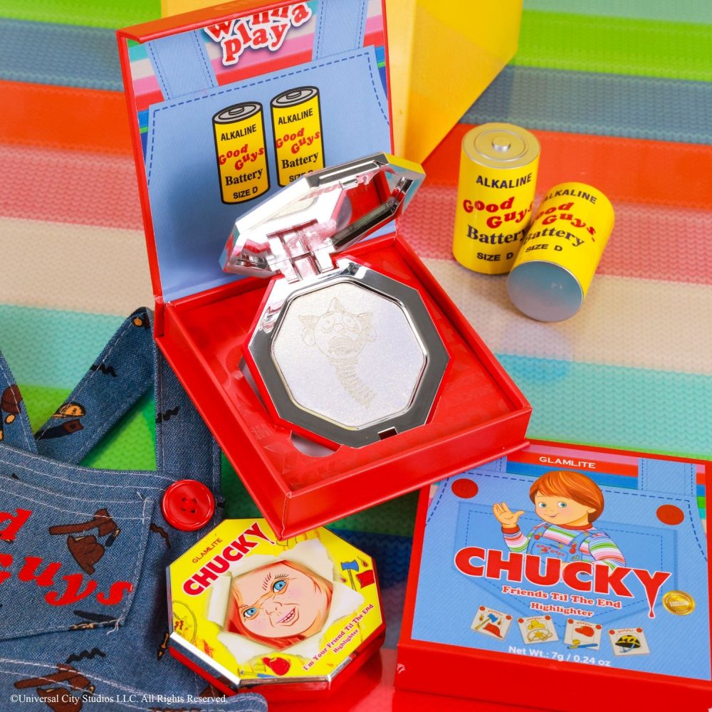 Glamlite - Chucky "Friends Til the End" Highlighter Poudre de maquillage pour le visage - Multicolore
